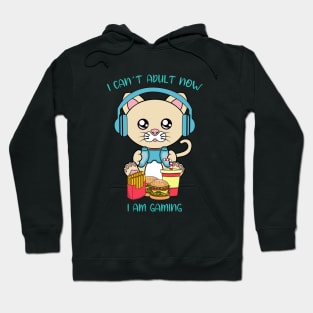 I cant adult now i am gaming Hoodie